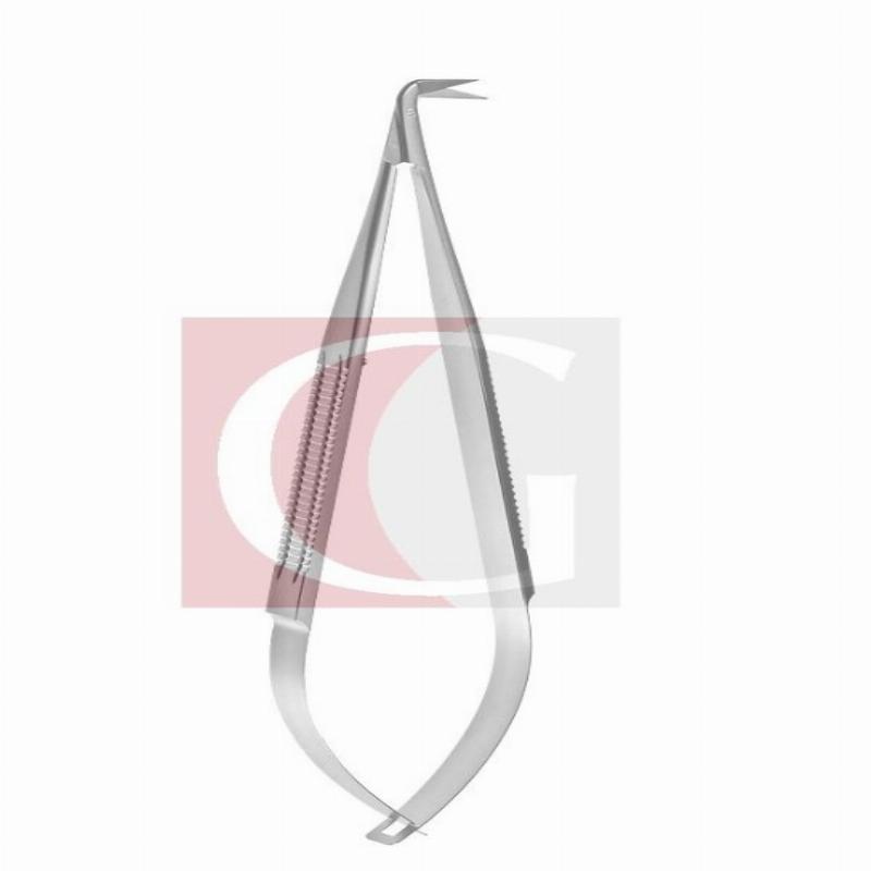 Коронарні мікроножиці за Якобсоном, з пласкою ручкою, лезо 90 градусів (Гайстер, 03-0036.23)